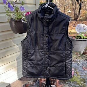 Eivissa puffer vest black. Sz L
